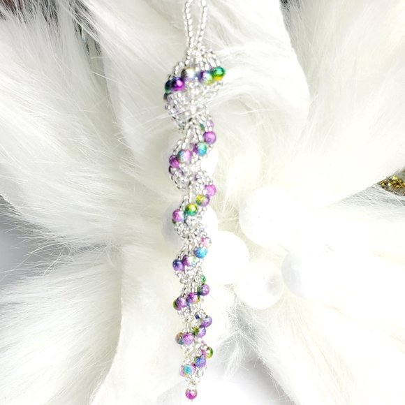 Christmas Tree, Crystal Icicle Ornament, Christmas Crystal Icicle - Picture 1 of 11
